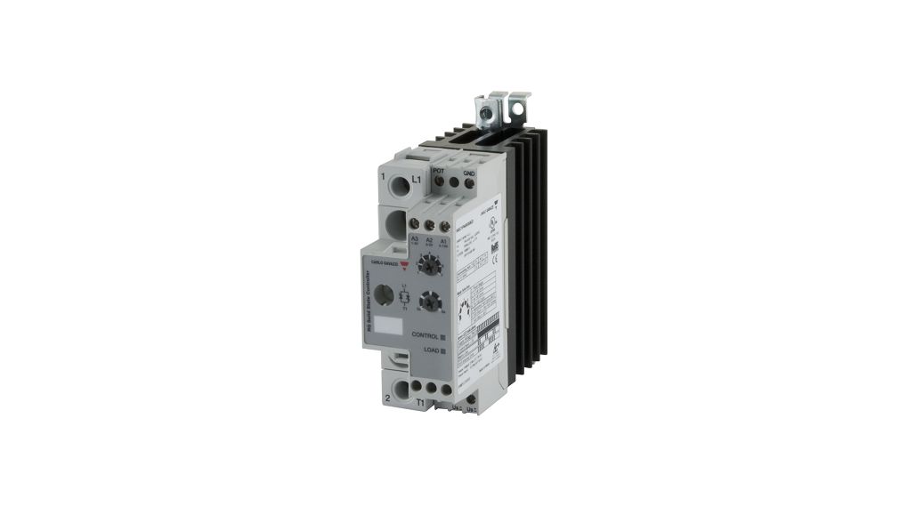 Enkelfasig halfgeleiderrelais, 1NO, 30A, 265V, Schroefaansluiting, RGC